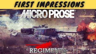 Regiments | First Impressions | An EXCITING new Microprose RTS/Wargame!