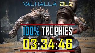 God of War Ragnarok: Valhalla DLC - ALL Trophies in 03:34:46 - 100% Trophy Guide / Walkthrough