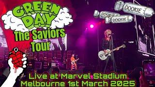 Green Day, The Saviors Tour Live at Marvel Stadium Melbourne 1st March 2025