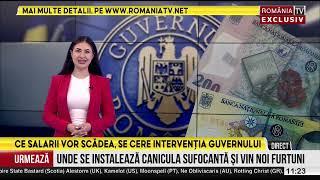 Ce salarii vor scadea. Se cere interventia Guvernului