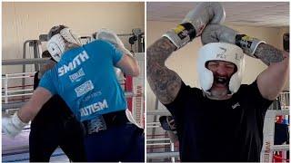 OUCH! - IFLTV'S ANDREW McCART EATS A SICKENING BODY SHOT FROM LIAM SMITH / FULL SPARRING VIDEO