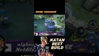 Maniac Natan best buld #mobilelegends #shorts