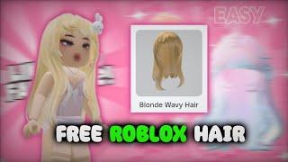 How To Get The FREE Blonde Wavy Hair On Roblox! Raise a rainbocorn