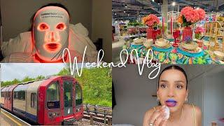 WEEKEND VLOG - shopping day out, cooking healthy meals & trying new makeup 