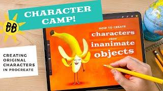 Procreate Character Camp! // How to Create Characters from Inanimate Objects