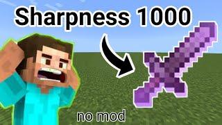 How to Get Sharpness 1000 Sword in Minecraft (command block)