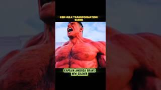 Red hulk transformation Scene#redhulk#marvel#shorts