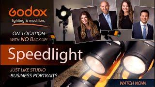 Professional Portraits on Location Using Only a few Speedlights & Modifiers for Big Studio Results