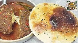 Turkish Restaurant Style Cheese Stuffed Kabab Covered With Lavash Bread || Ramadan Special