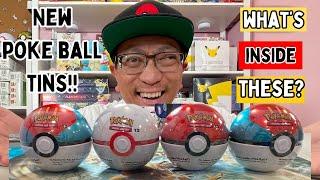 Opening the New 2023 Fall (D23) Pokeball Tins! What Pokemon Cards Are Inside These Tins?