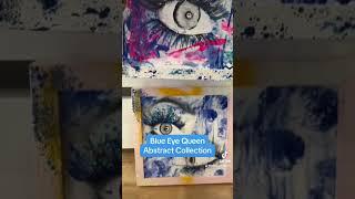 Introducing my abstract collection BLUE EYE QUEEN debuting at ApeFest 2024 in Lisbon  #artist