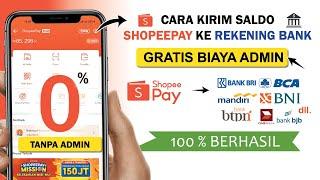  Cara Transfer Saldo Shopeepay Ke Rekening Bank Tanpa Biaya Admin