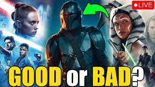 Is Disney Star Wars GOOD Or BAD? (12 Years Later) INSANE News! (& More News) - LIVE!