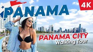 [4K]  Walk in Panama City, Panama.