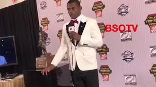 UGA CB DeAndre Baker Speaks With BSO After Winning Jim Thorpe Award