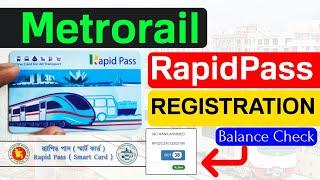 How To Metrorail Rapidpass Card Registration & Present Balance Check