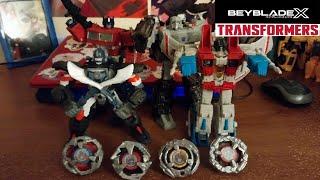 Beyblade X: Transformers Collab Beys Showcase