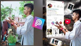 Picsart 3D Instagram viral photo editing step by step | Karan mandal editz | Instagram Photo Editing