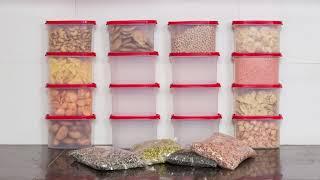 Dry Storage Containers, Tupperware MM Oval