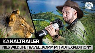 DER NEUE Kanaltrailer! Nils Wildlife Travel. Der erste deutschsprachige Reise Kanal für Wildlife