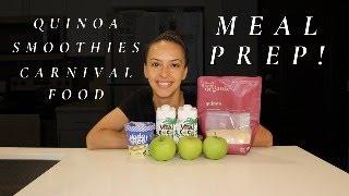  LIVE: VEGAN CARNIVAL FOOD (plus quinoa & smoothie meal prep) 