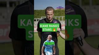 HARRY KANE ranks the BEST STRIKERS  #football #shorts #soccer