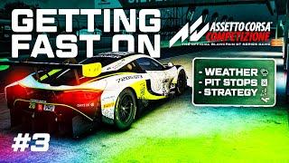 Getting Fast On Assetto Corsa Competizione // Weather, Pit Stops & Strategy