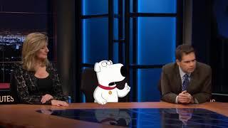 Brian as an Author on Bill Maher Show || Family Guy