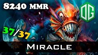 Miracle Slark 8240 MMR 37/37 mins Dota 2