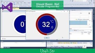 Visual Basic .Net | Circular Progress Bar / Circle Progress Bar