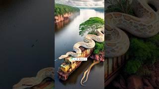 Nature Exploration | Travel Discovered | Python on Lost Train #shorts #wow #amazon