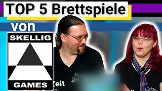 TOP 5 Spiele von Skellig Games - Brettspiel TOPLISTE die DieHausis lieben