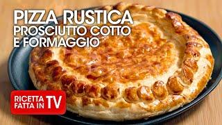 PIZZA RUSTICA RIPIENA  PROSCIUTTO E FORMAGGIO di Benedetta Rossi - Ricetta TV Fatto in Casa per Voi