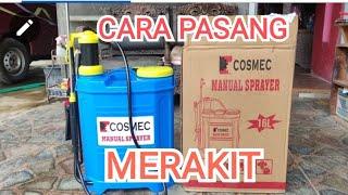 CARA PASANG SPRAYER MANUAL #carapasang #hama #semprot #semprotrumput #rumput