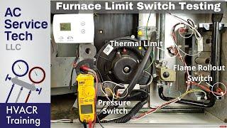 Quickly Testing Gas Furnace Safety/Limit Switches!