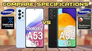 Samsung Galaxy A53 5G Vs Samsung Galaxy A52 5G