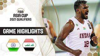 India - Iraq | Highlights - FIBA Asia Cup 2021 Qualifiers