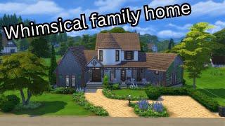 Whimsical family home -The Sims 4 speed build