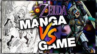 The Legend of Zelda: Majora's Mask - MANGA VS GAME