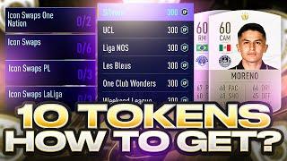 HOW TO GET 10 ICON SWAPS TOKENS GUIDE! SQUAD BATTLES GLITCH? FIFA 21