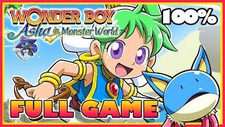Wonder Boy: Asha in Monster World FULL GAME 100% Longplay (PS4)