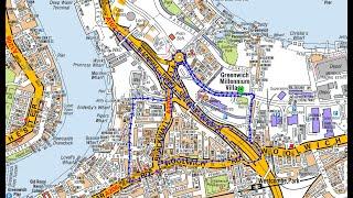 Blackwall Tunnel Topographical  Route from South to North for TFL TOPOGRAPHICAL ASSESSMENT/TEST 2023