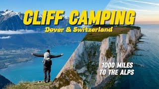 Wild Camping on the White Cliffs of Dover! & 1800m+ Switzerland Camp - Road trip to the Alps!