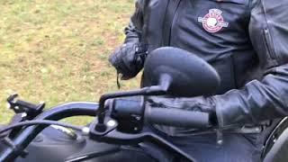 Helite motorcycle leather airbag vest self test / Motorrad Airbagweste Test