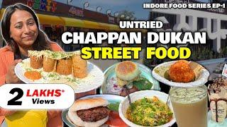 Untried INDORE STREET FOOD at Chappan(56) Market | Johny Hot Dog, Khopra Patties, Dal Pakwan & more