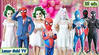 Who is the real bride? Where is Spider Girl? || Spider-Man vs Bad Guy Venom || LIVE ACTION +MORE