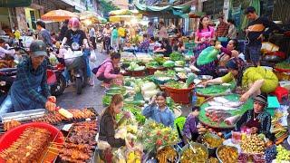 Amazing Cambodian Hard-Working People @ The Market - Fresh Food Compilation