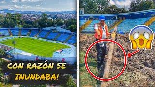 MIRA EL DEPRORABLE ESTADO DEL ESTADIO DE GUATEMALA l Y ESTA SERA SU INCREIBLE MEJORA