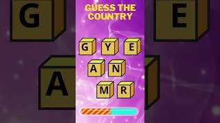 Guess the Country by Letters #quiz #guessthecountry  #quizgame #quizworld #canyouguess #guessgame