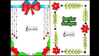 Border Designs/Border design for project/Project work designs/Assignment front page design handmade